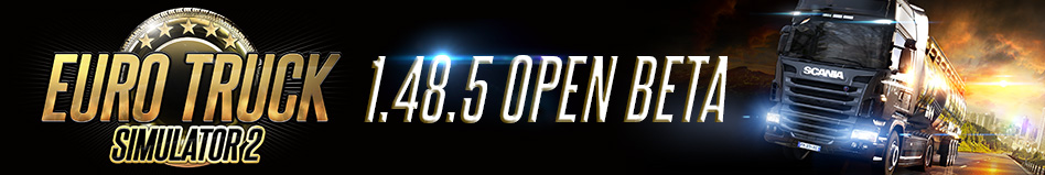Euro Truck Simulator 2: открытая бета обновления 1.48.5
