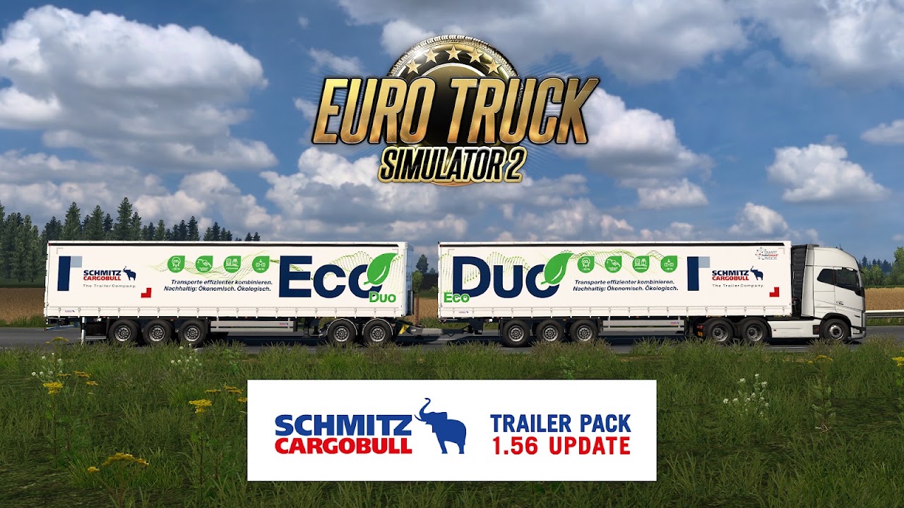 Обновление ETS2 1.56: пак прицепов Schmitz Cargobull