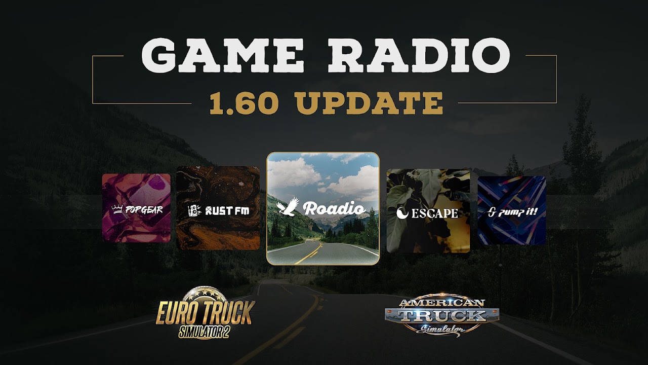 Обновление ETS2 1.60: игровое радио