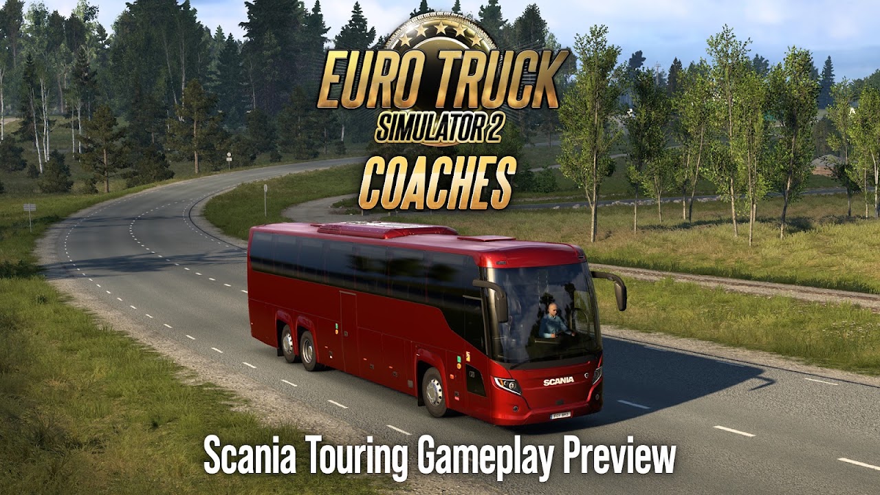 Автобусы для Euro Truck Simulator 2: геймплейное превью Scania Touring