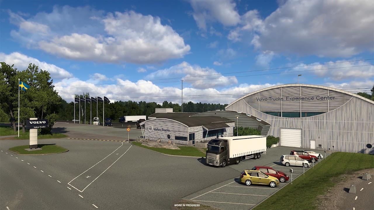 Обновление ETS2 1.59: Volvo Trucks Experience Center