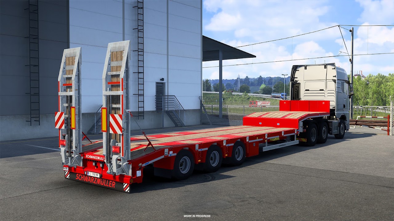 Обновление ETS2 1.61: переработка набора Schwarzmüller Trailer Pack