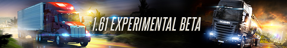 Euro Truck Simulator 2: экспериментальная бета 1.61