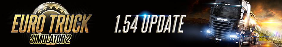 Euro Truck Simulator 2: вышло обновление 1.54