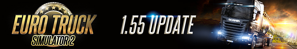 Euro Truck Simulator 2: вышло обновление 1.55