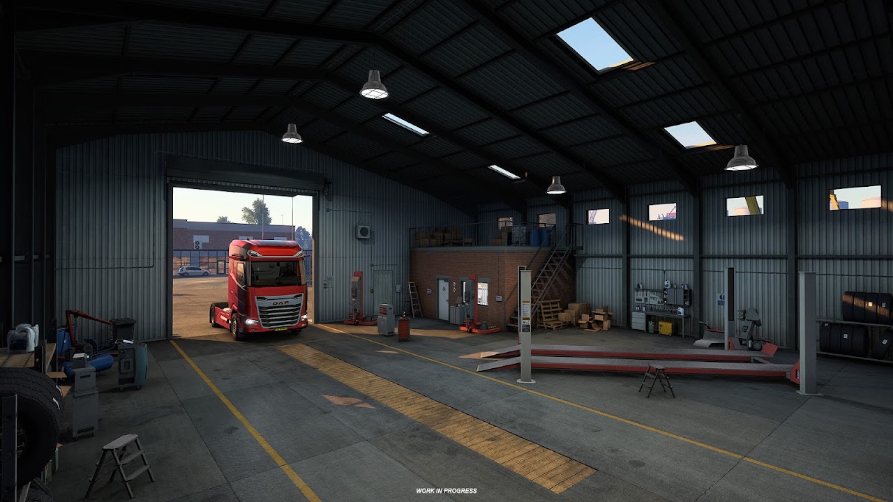 Обновление ETS2 1.62: новые гаражи